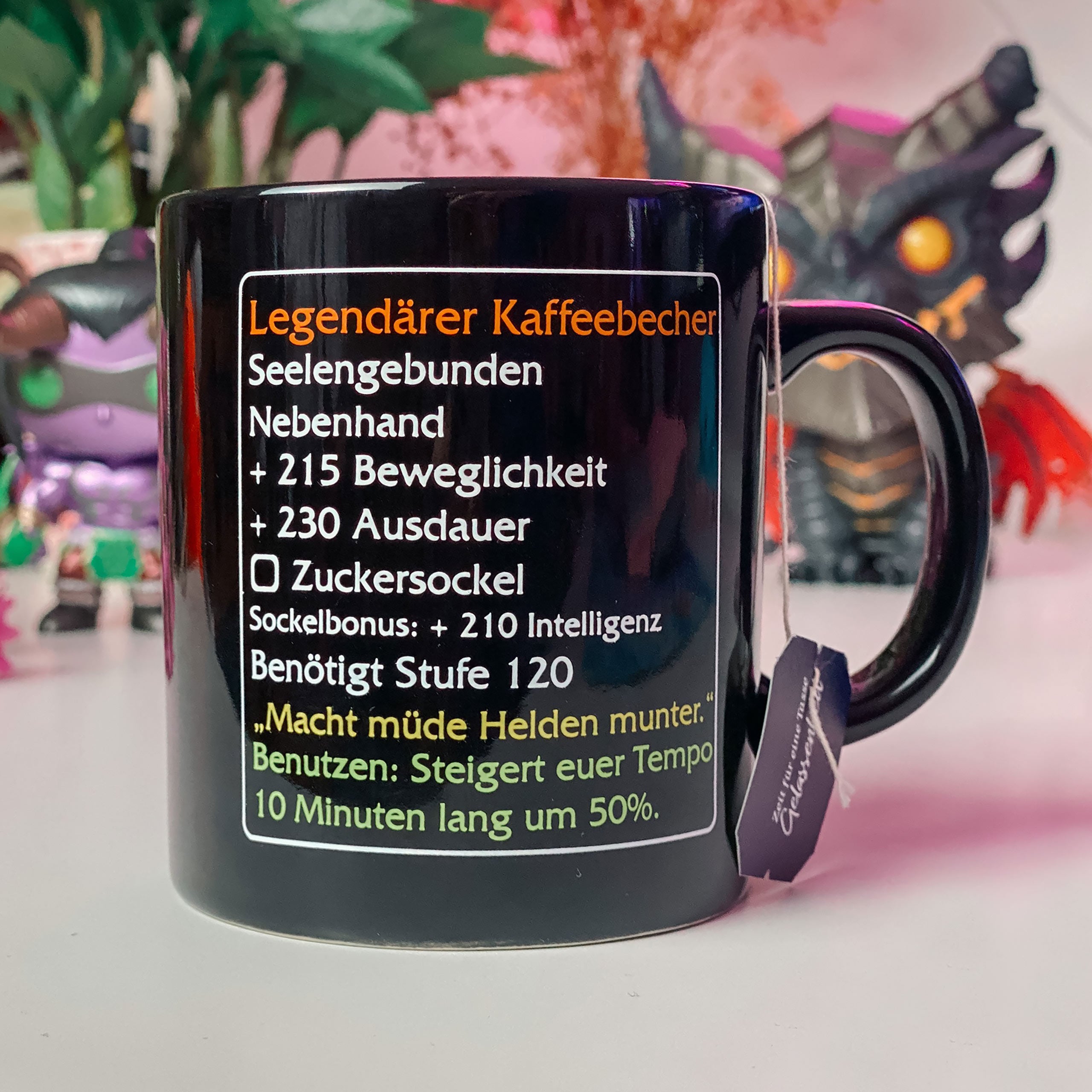 Immagine del prodotto Tazza di caffè leggendaria - Tazza fan dell'articolo MMO Livello 120