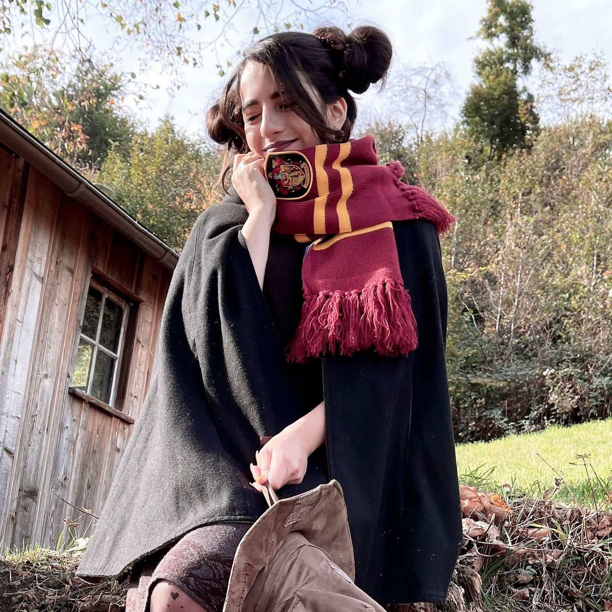 Immagine del prodotto Harry Potter - Sciarpa di maglia Gryffindor giallo-rosso
