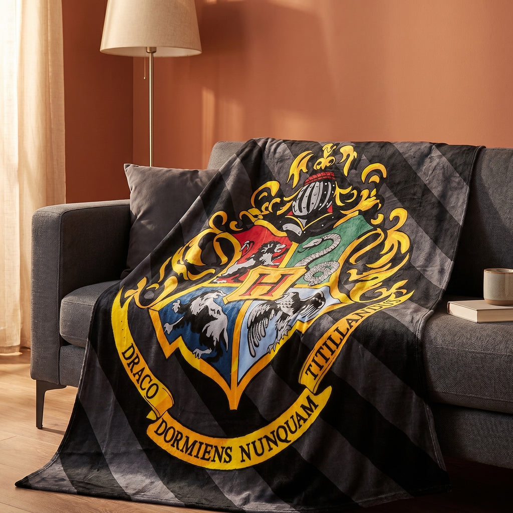 Immagine del prodotto Harry Potter - Coperta morbida con stemma di Hogwarts