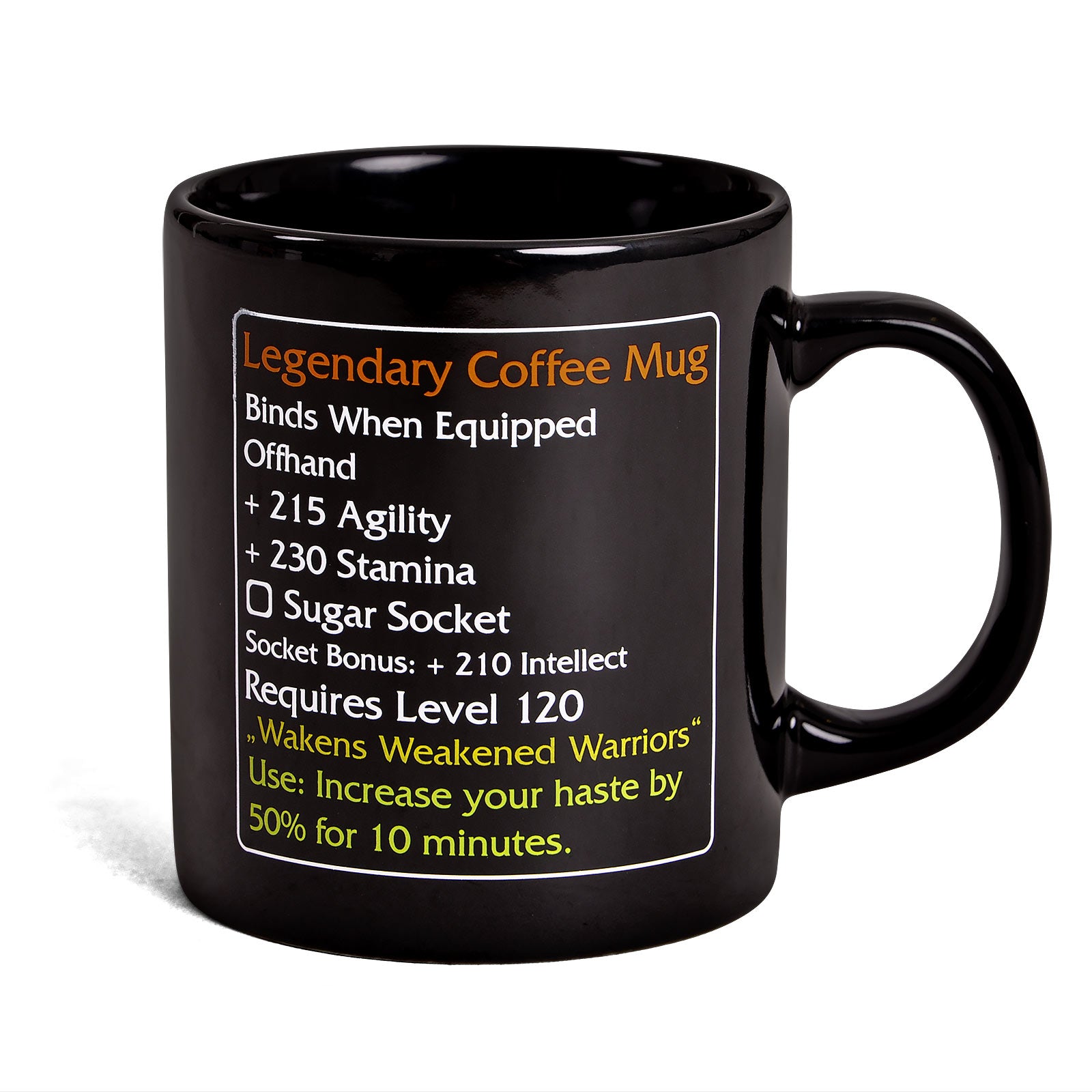 Immagine del prodotto Tazza di caffè leggendaria - Articolo fan MMO Livello 120
