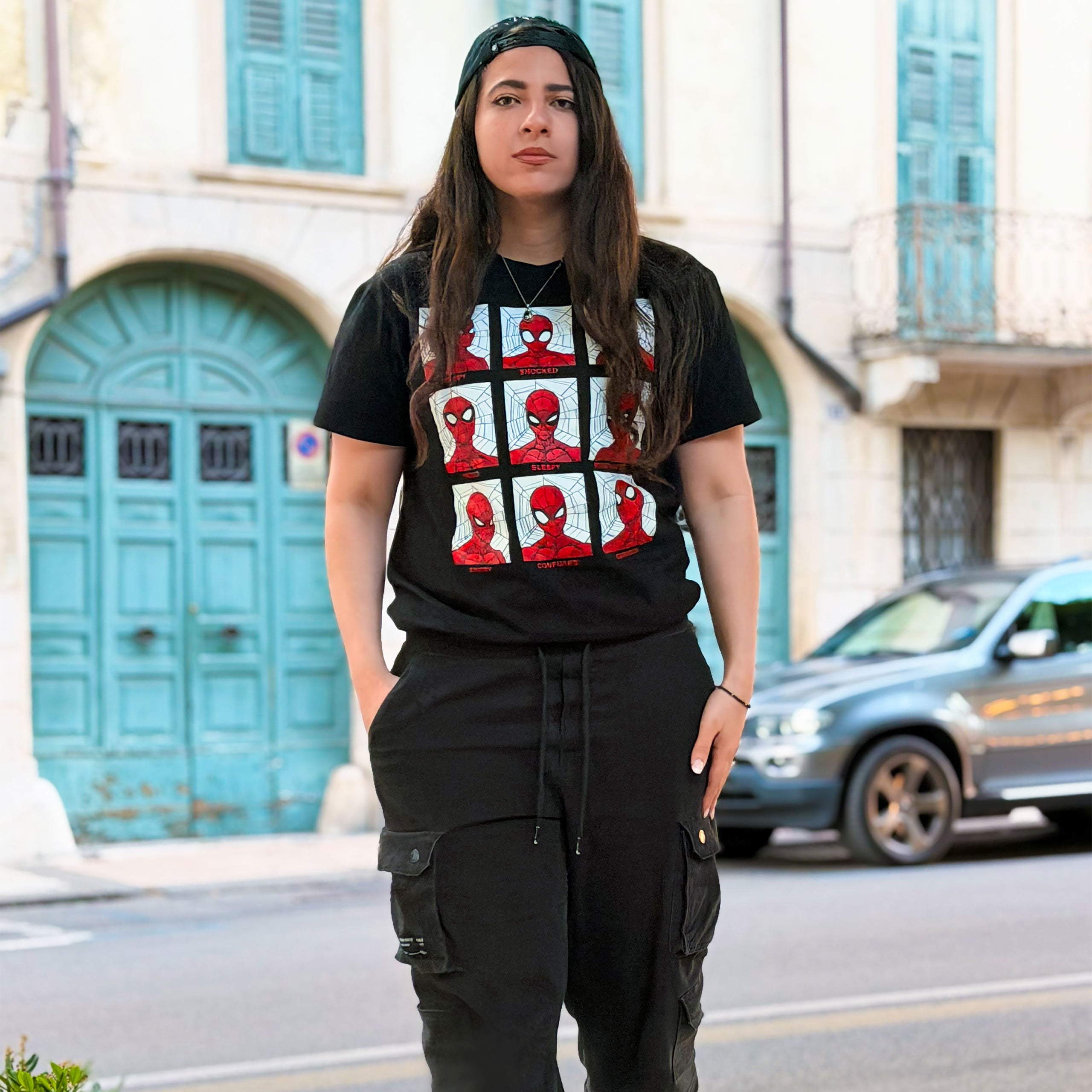 Immagine del prodotto Spider-Man - T-shirt Emotions nera