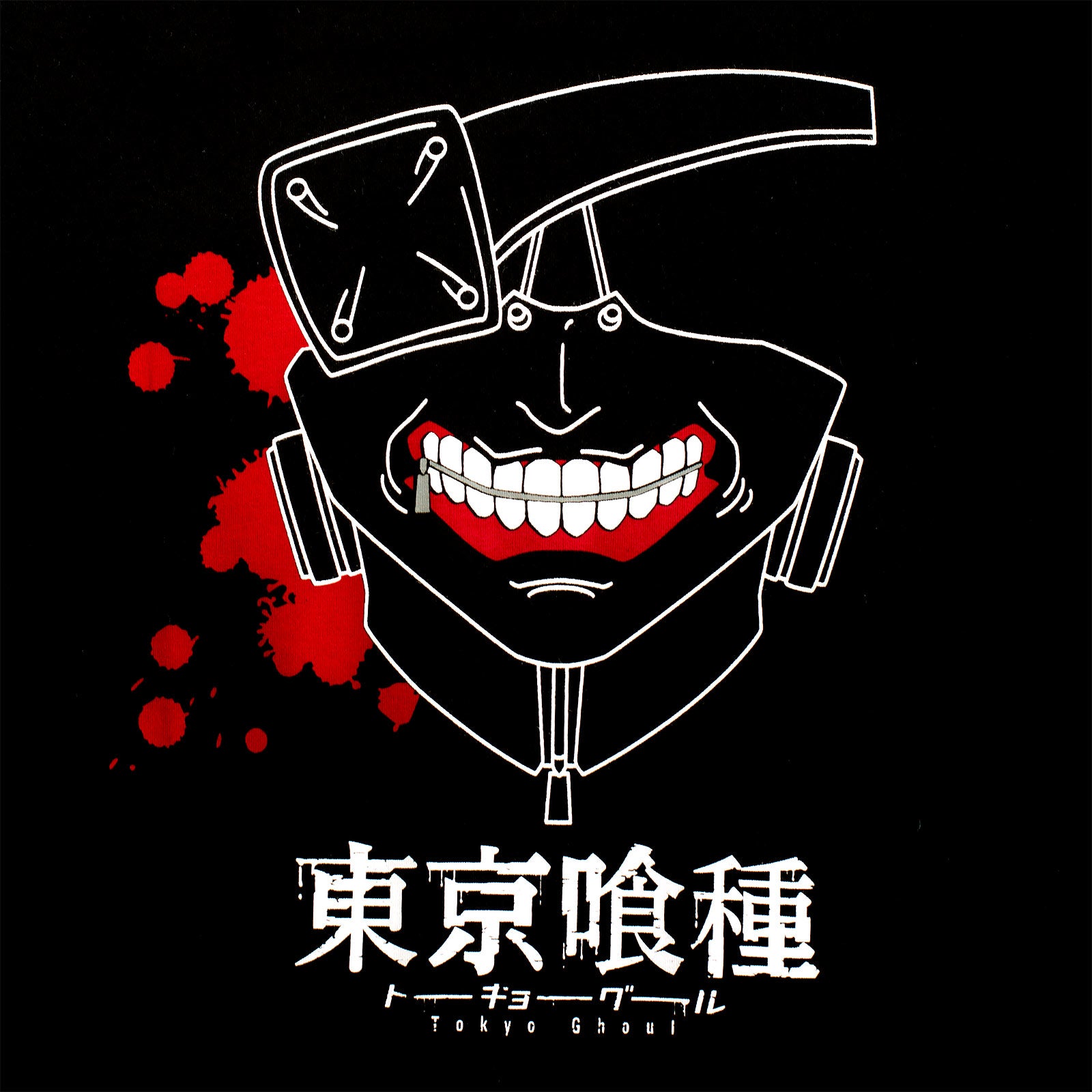 Immagine del prodotto Tokyo Ghoul - T-shirt nera con maschera di Kaneki