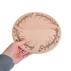 Product image The Lord of the Rings - The One Ring Cutting Board Beech
