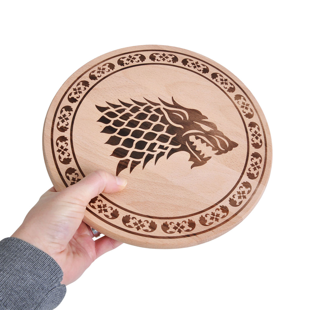 Immagine del prodotto Game of Thrones - Tagliere Casa Stark in faggio