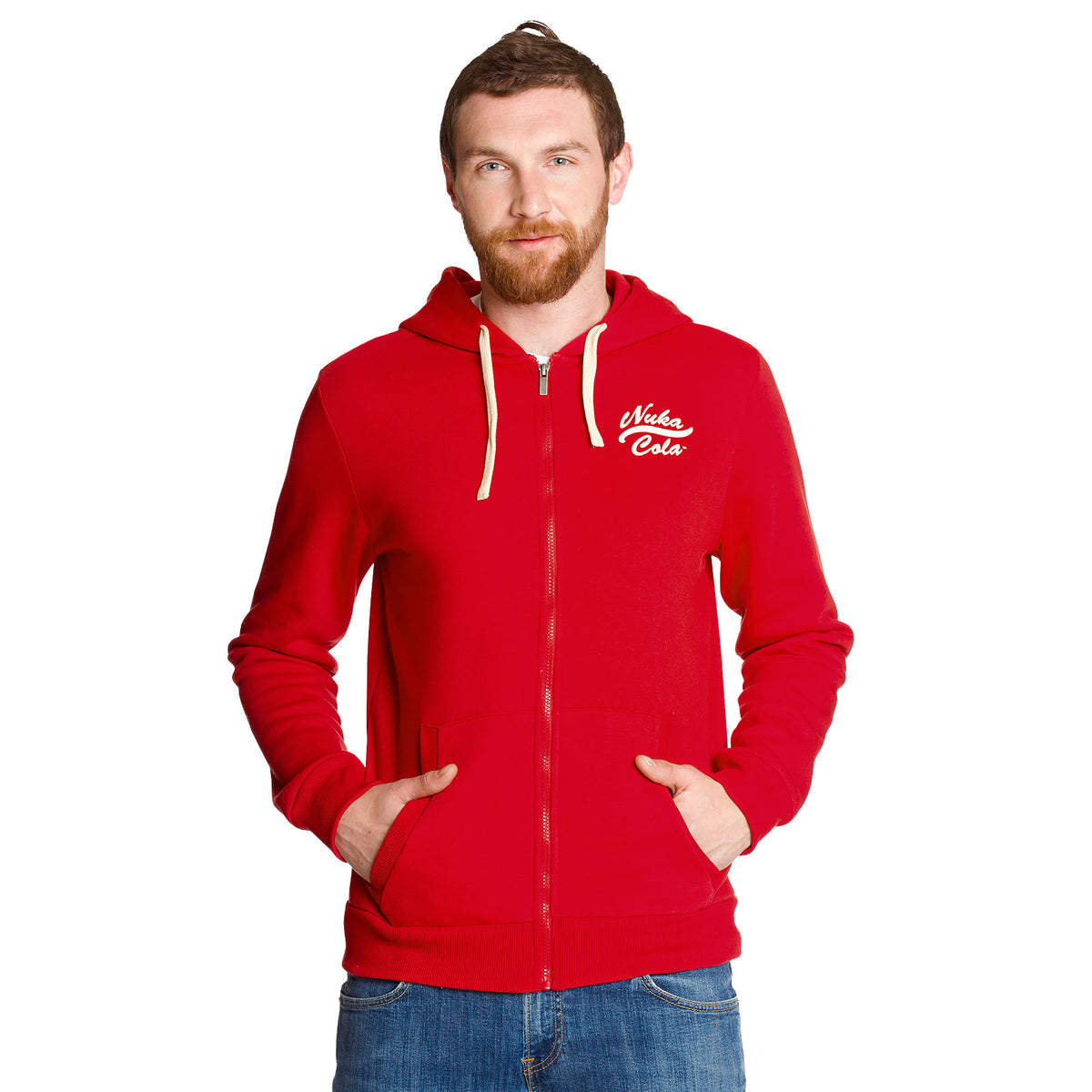 Product image Fallout - Nuka Cola Pin-up Hoodie red