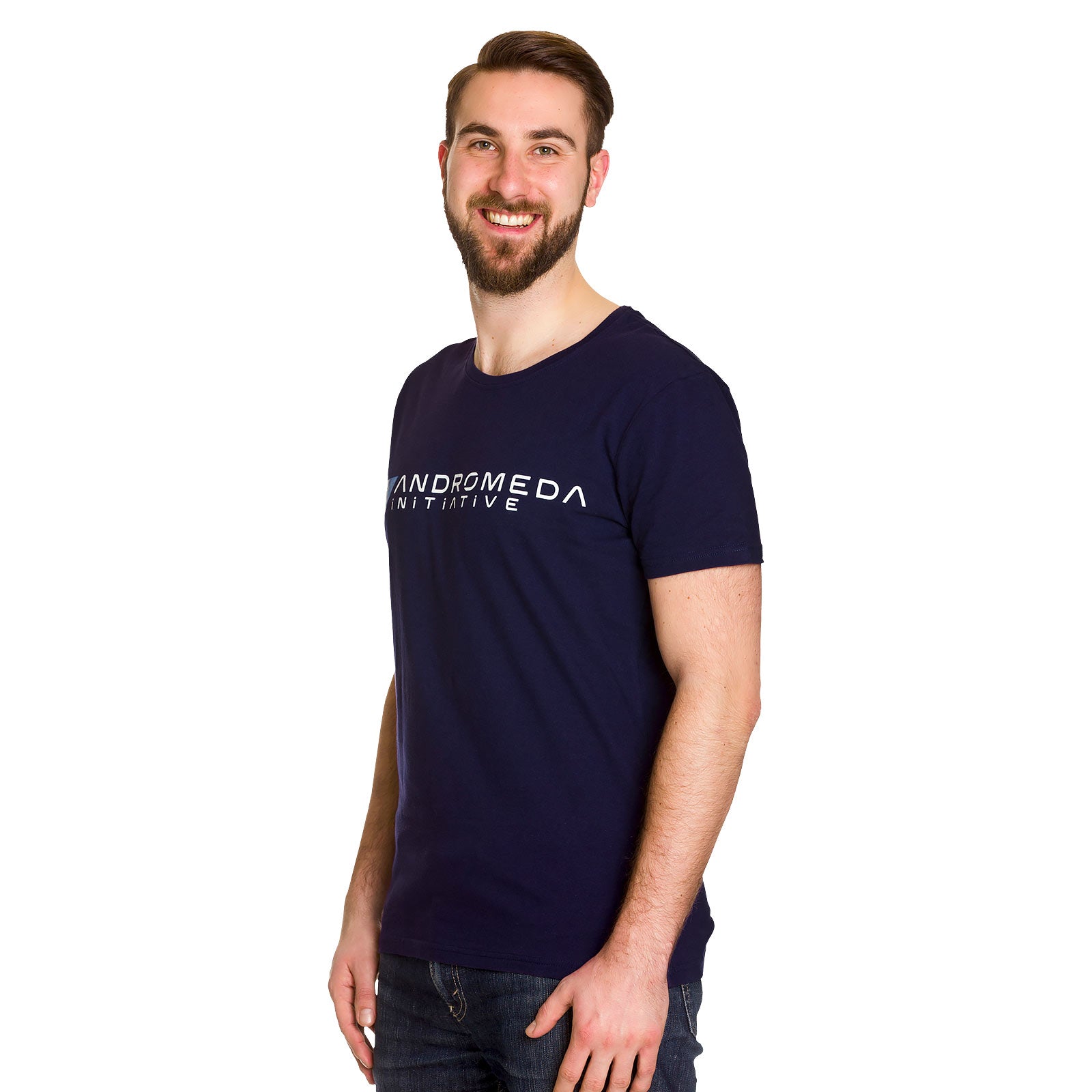 Immagine del prodotto Mass Effect - T-shirt Iniziativa Andromeda blu
