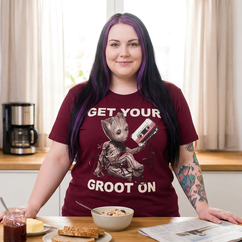 Immagine del prodotto Guardiani della Galassia - T-shirt di Groot rossa