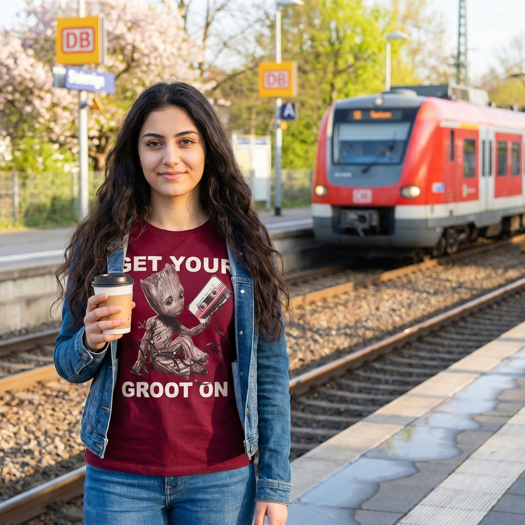 Immagine del prodotto Guardiani della Galassia - T-shirt di Groot rossa