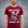 Immagine del prodotto Guardiani della Galassia - T-shirt di Groot rossa