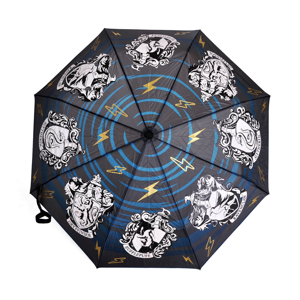 Immagine del prodotto Harry Potter - Ombrello con stemma delle case di Hogwarts con effetto Aqua