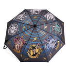 Immagine del prodotto Harry Potter - Ombrello con stemma delle case di Hogwarts con effetto Aqua