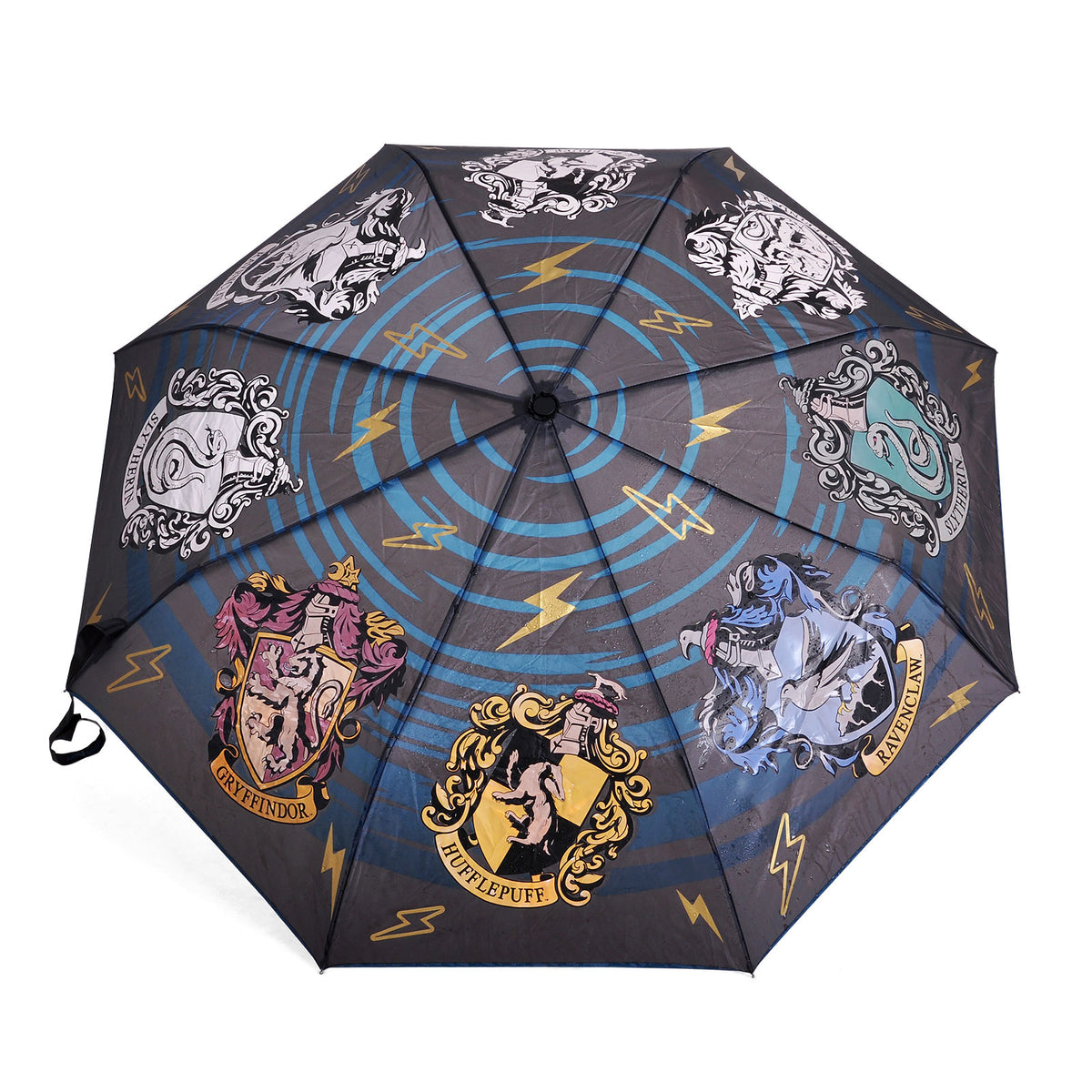 Immagine del prodotto Harry Potter - Ombrello con stemma delle case di Hogwarts con effetto Aqua