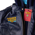 Immagine del prodotto Wonder Woman - Giacca di pelle con cappuccio blu con logo