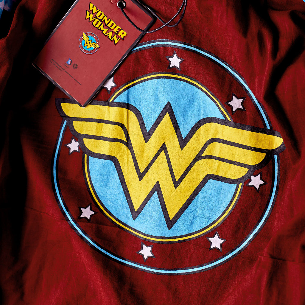 Immagine del prodotto Wonder Woman - Giacca di pelle con cappuccio blu con logo