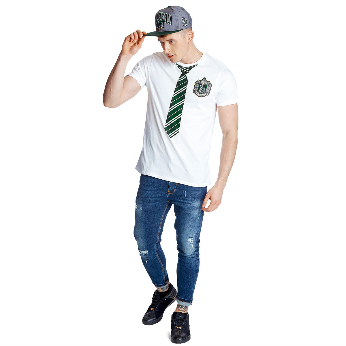 Immagine del prodotto Harry Potter - T-shirt Slytherin Lookalike bianca