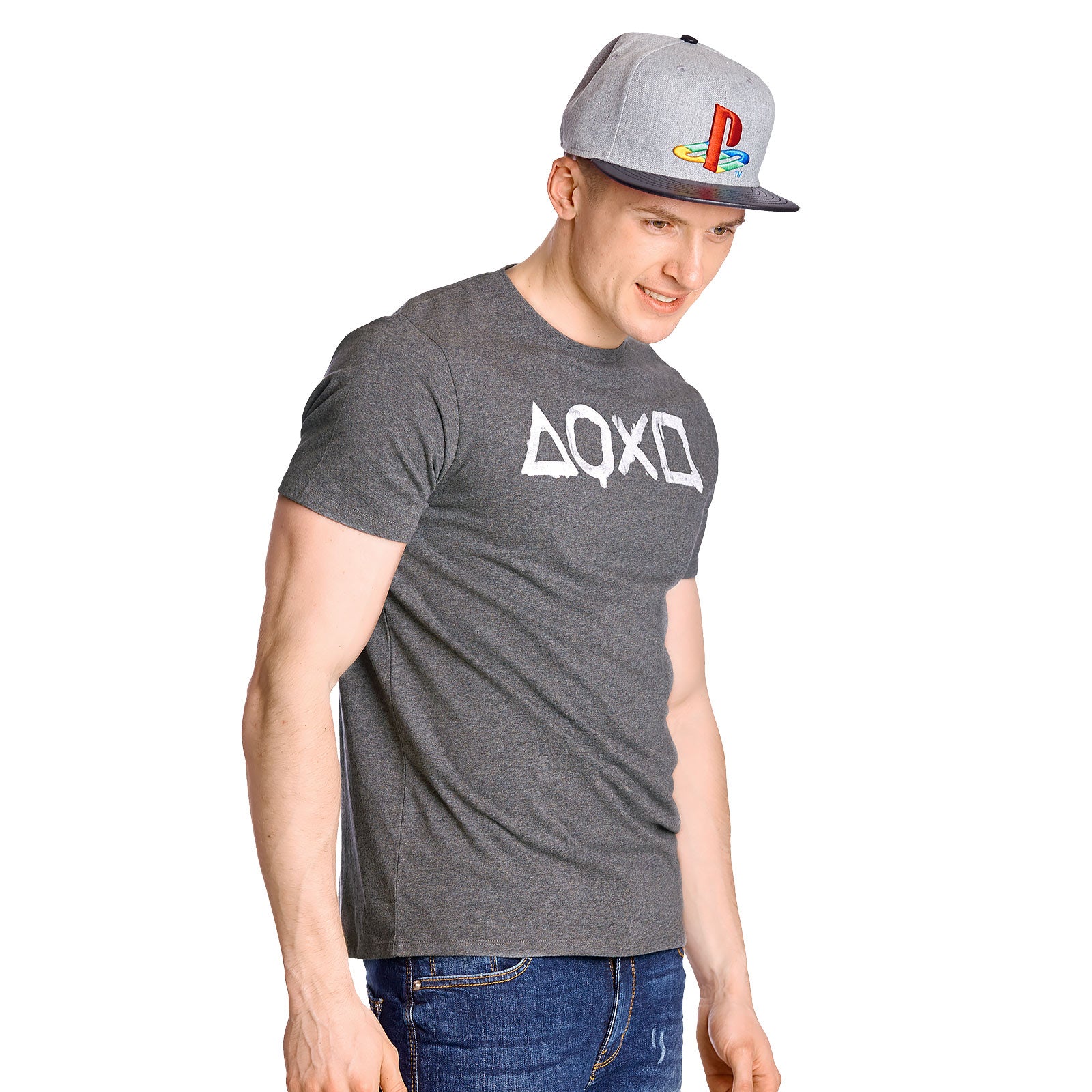 Immagine del prodotto PlayStation - Cappello Snapback con logo grigio