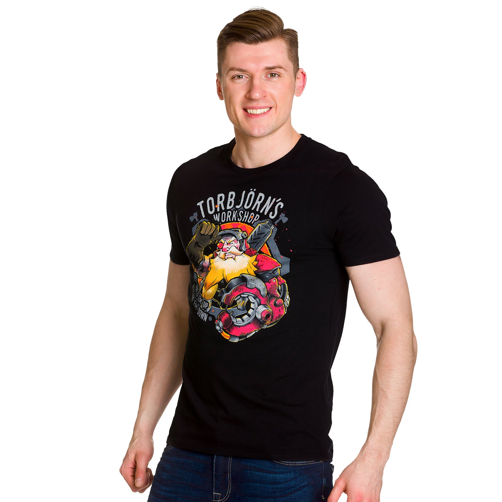 Immagine del prodotto Overwatch - Maglietta nera del laboratorio di Torbjörn