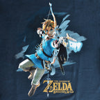 Immagine del prodotto Zelda - T-shirt blu Link Breath of the Wild