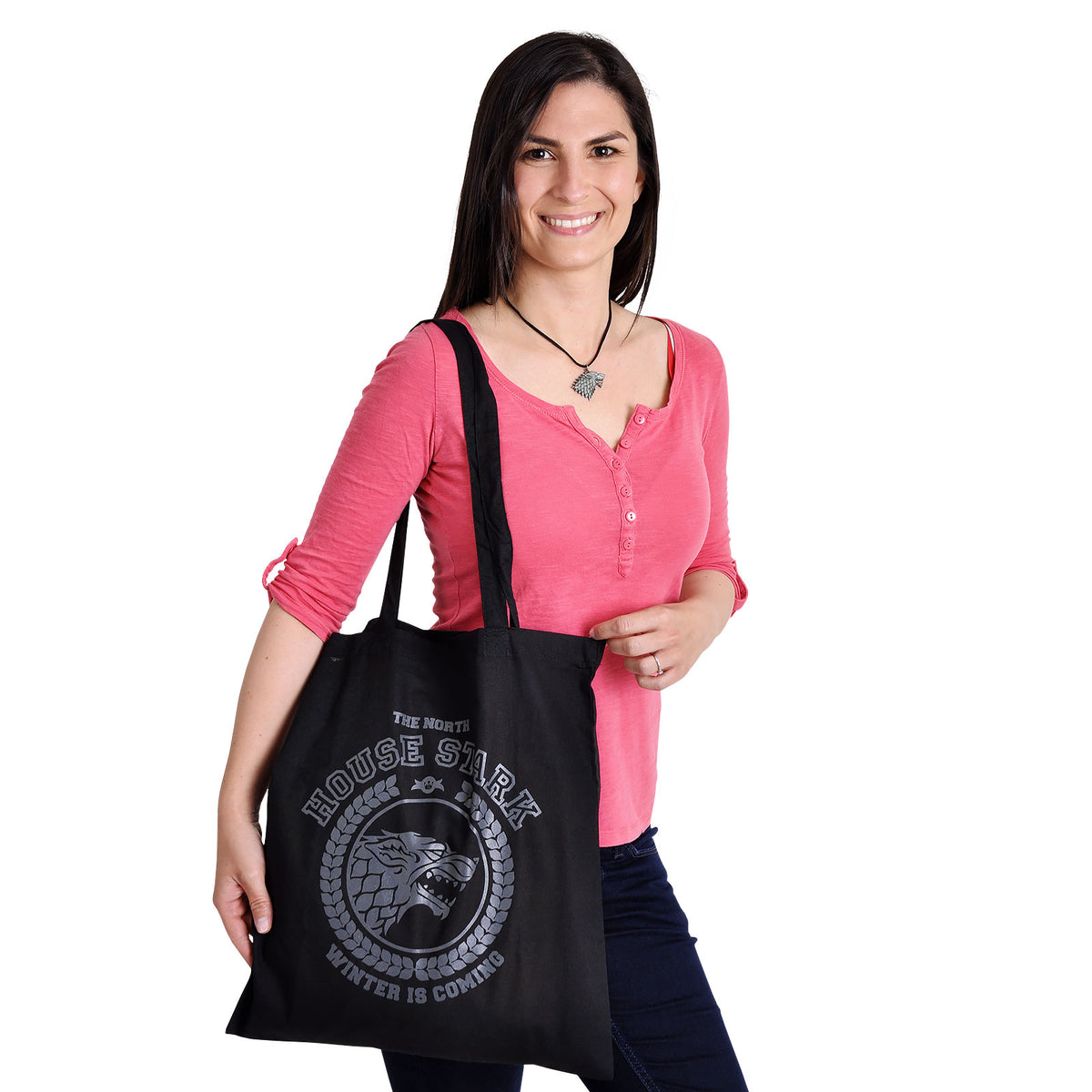 Immagine del prodotto Game of Thrones - Borsa di juta con stemma Stark
