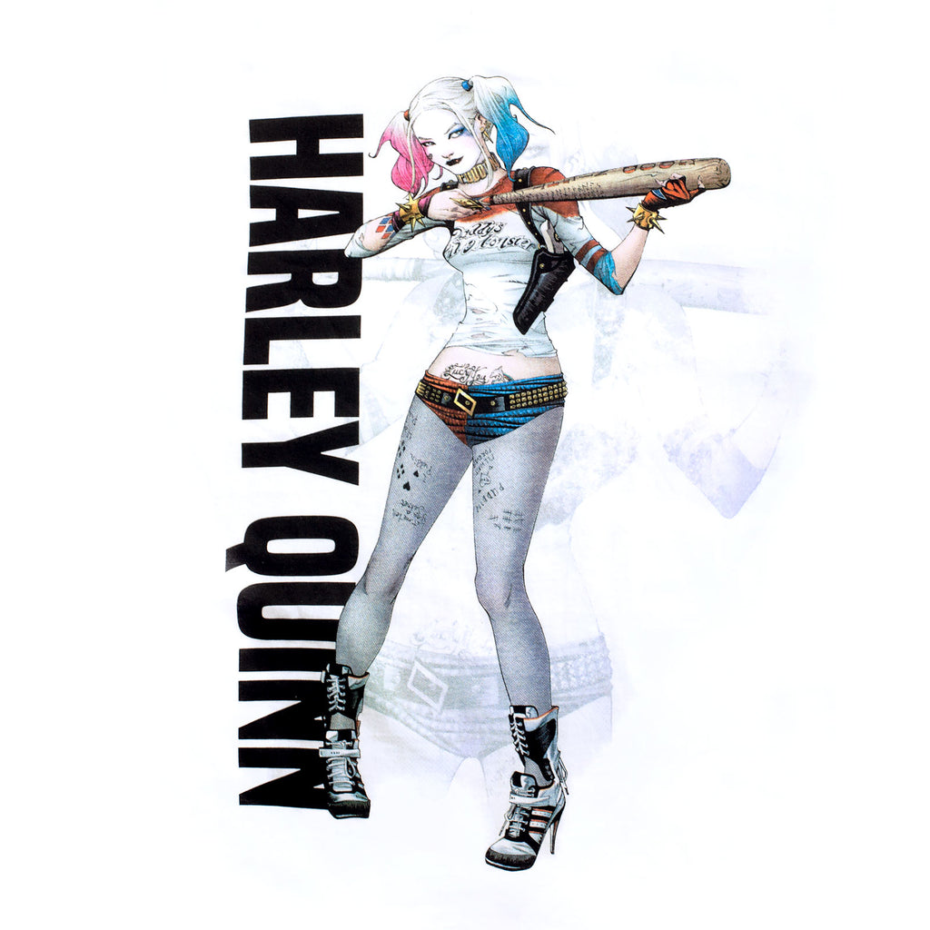 Immagine del prodotto Suicide Squad - T-shirt bianca con poster di Harley Quinn
