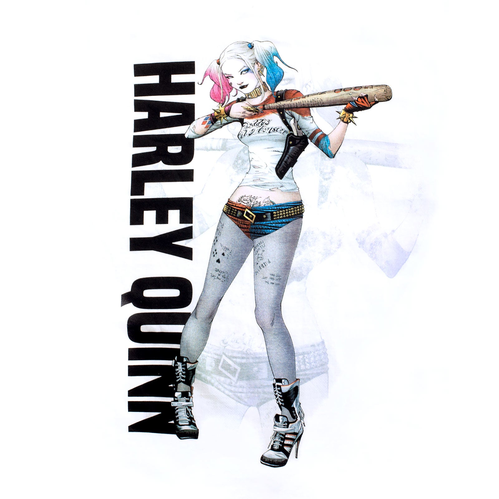 Immagine del prodotto Suicide Squad - T-shirt bianca con poster di Harley Quinn