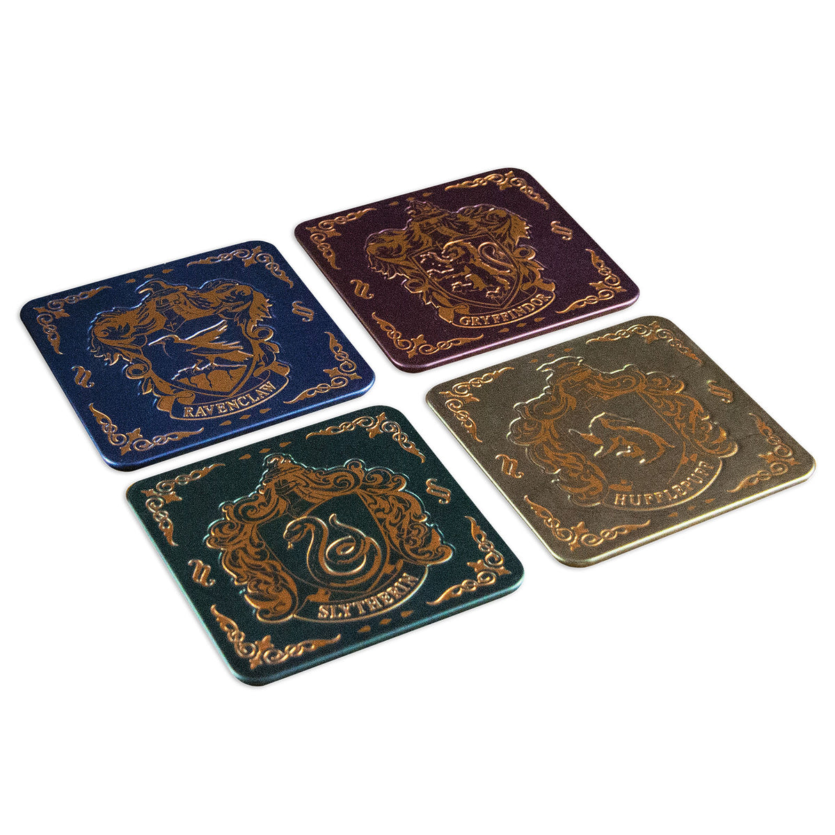Immagine del prodotto Harry Potter - Sottobicchieri con Stemmi delle Case di Hogwarts Set di 4