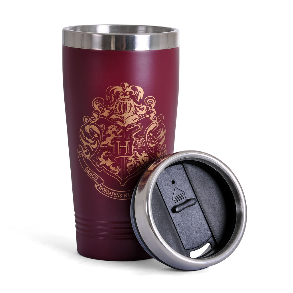 Immagine del prodotto Harry Potter - Bicchiere da viaggio con stemma di Hogwarts