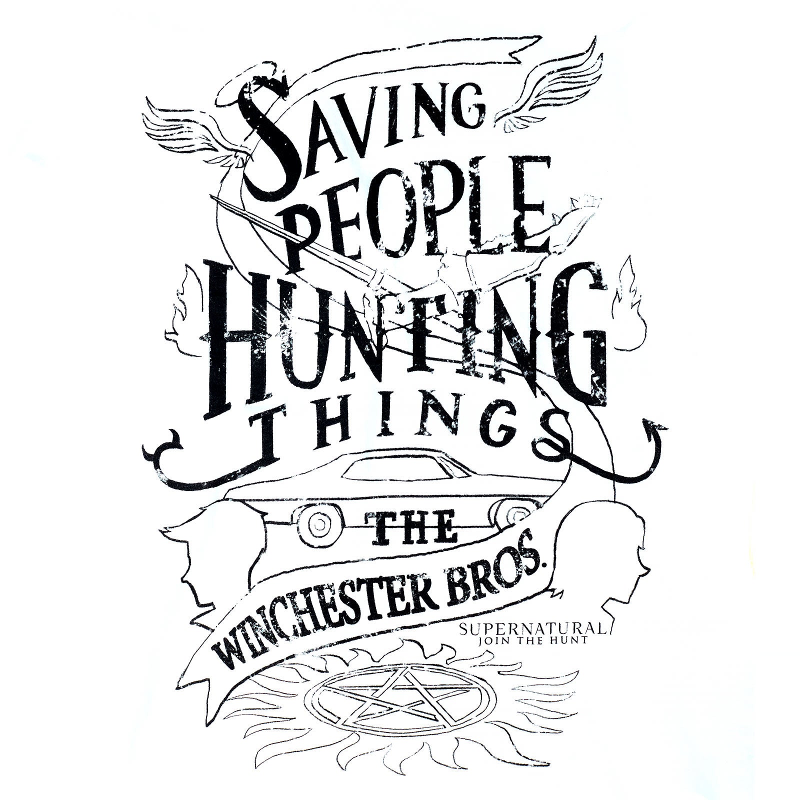 Immagine del prodotto Supernatural - T-shirt Winchester Bros per donna bianca