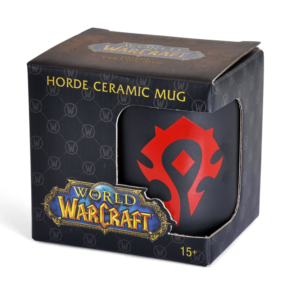 Immagine del prodotto Warcraft - Tazza nera rossa con logo della Horda