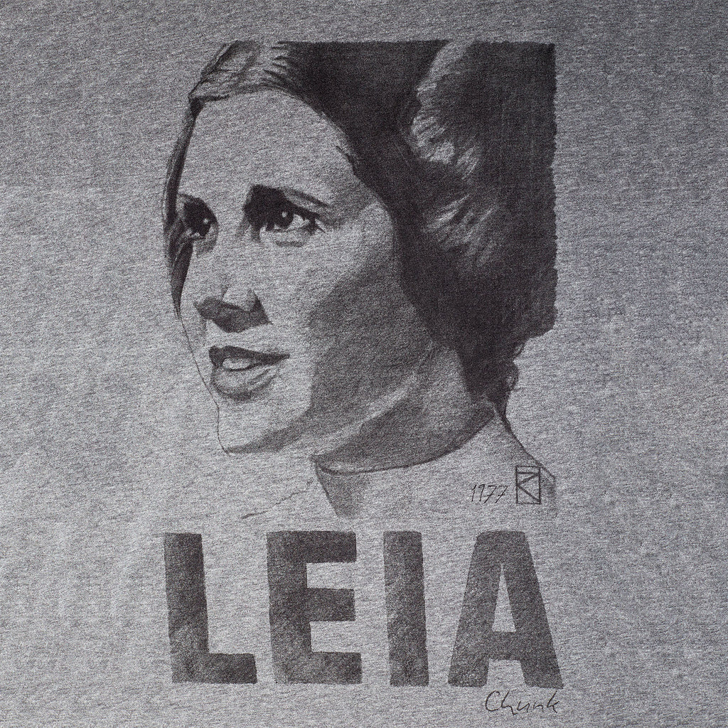 Immagine del prodotto Star Wars - T-shirt con schizzo di Leia grigia