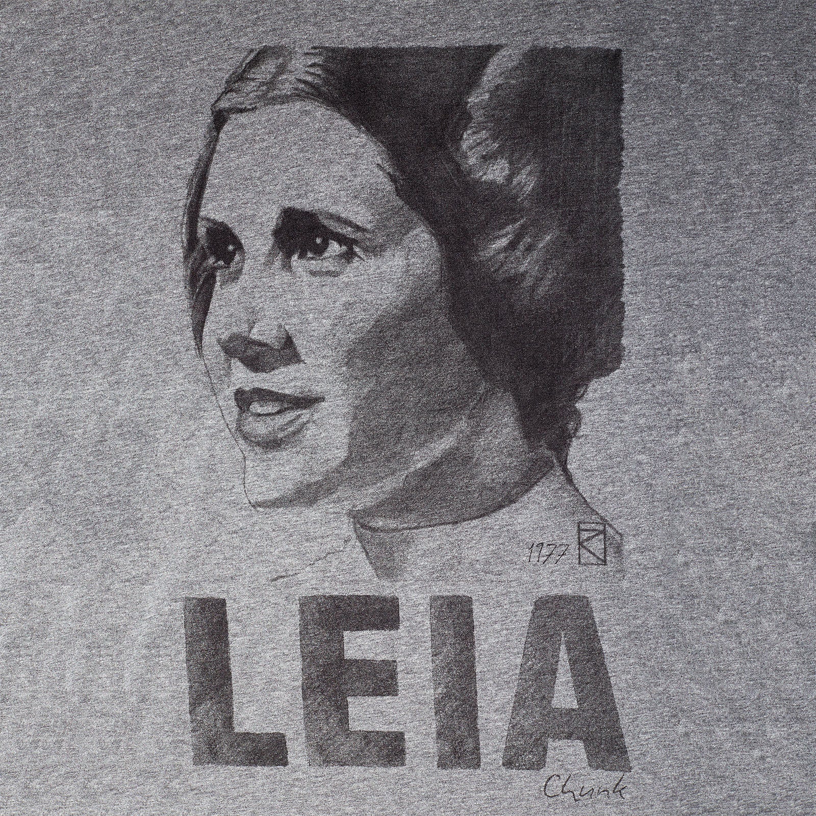 Immagine del prodotto Star Wars - T-shirt con schizzo di Leia grigia