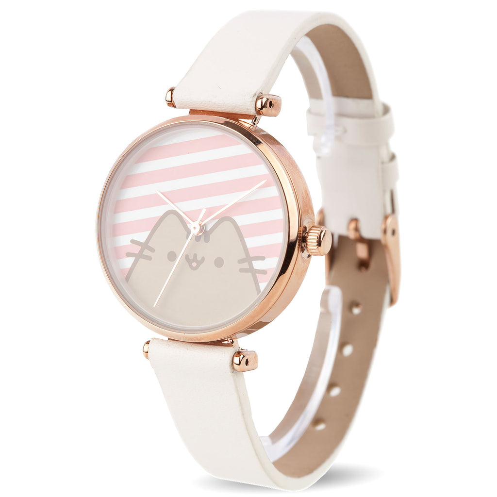 Immagine del prodotto Pusheen - Orologio a righe bianco