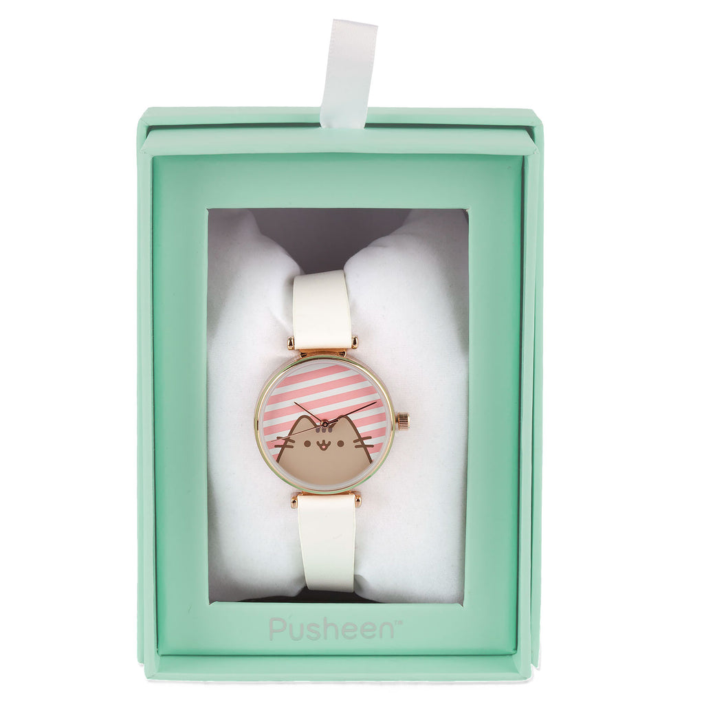 Immagine del prodotto Pusheen - Orologio a righe bianco