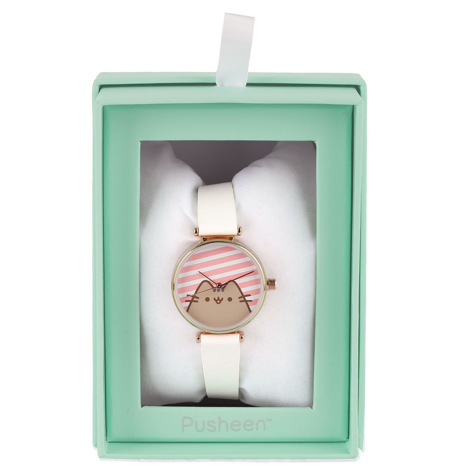 Immagine del prodotto Pusheen - Orologio a righe bianco