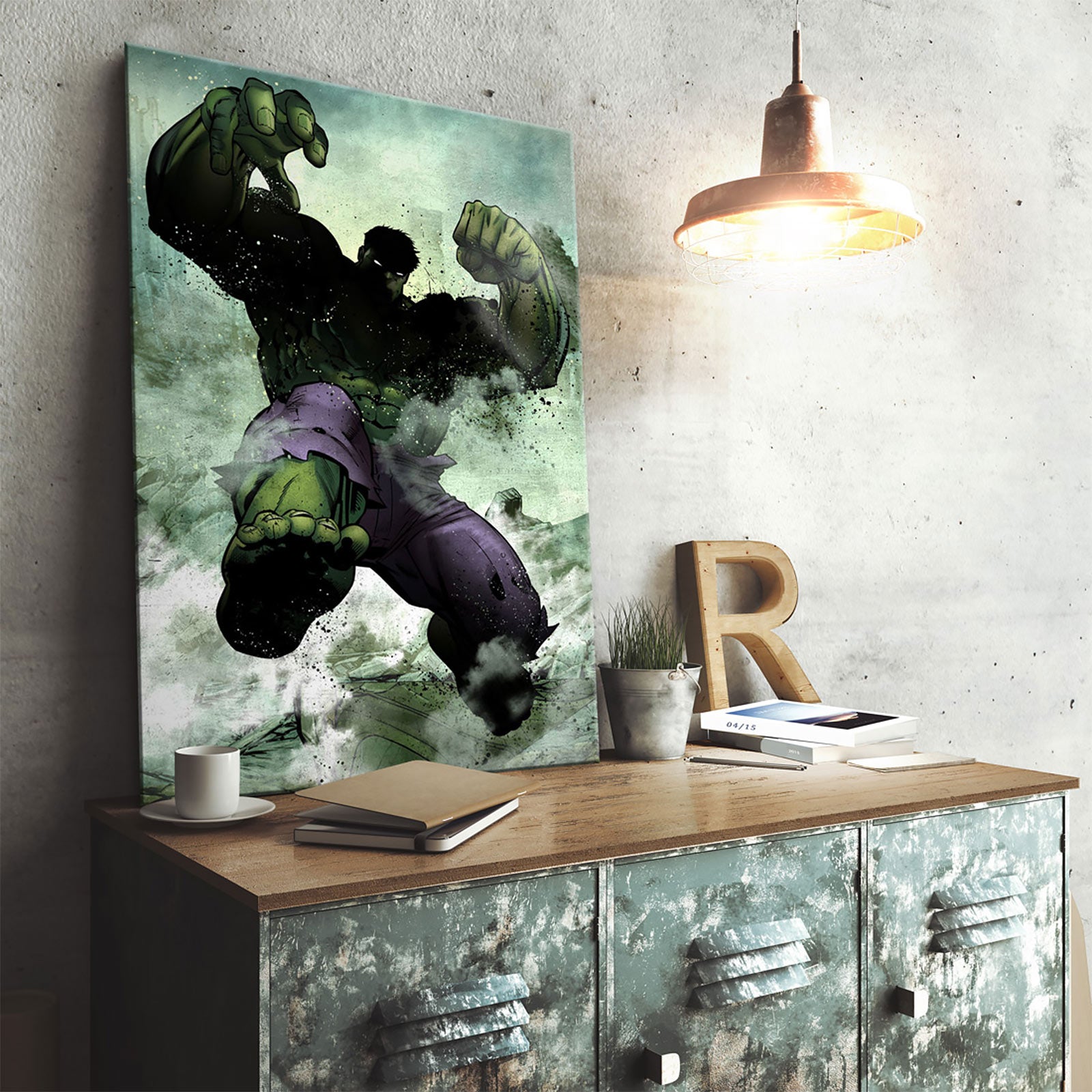 Immagine del prodotto Poster in metallo di Hulk