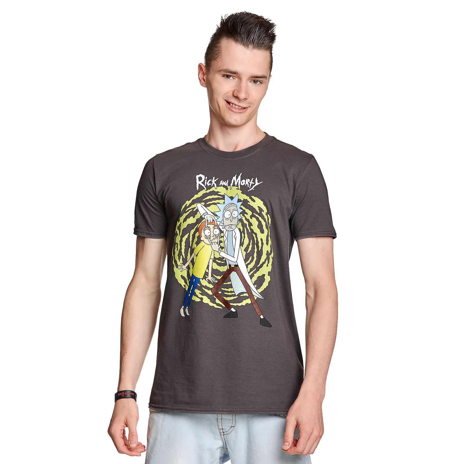 Immagine del prodotto Rick e Morty - T-shirt a spirale grigia