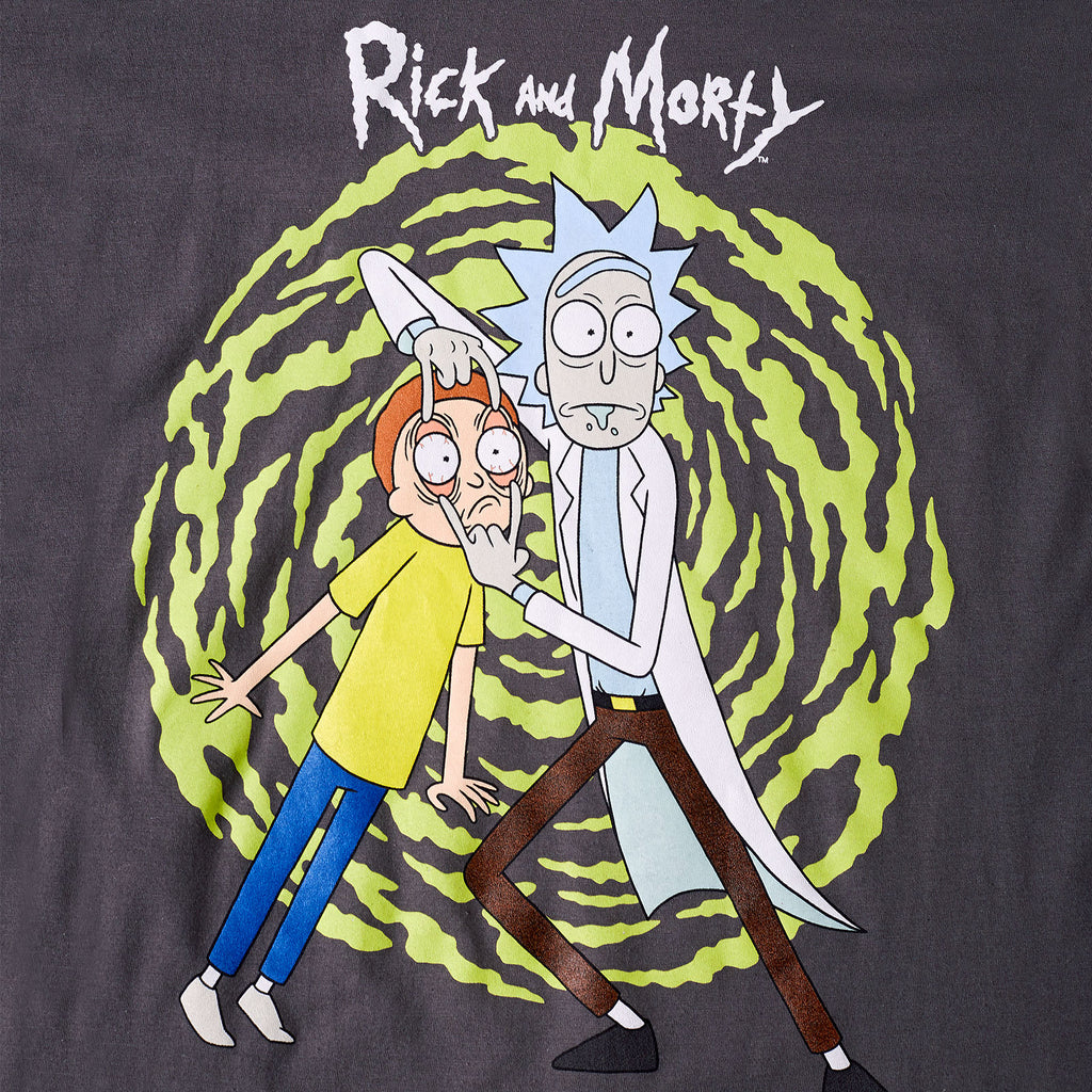 Immagine del prodotto Rick e Morty - T-shirt a spirale grigia