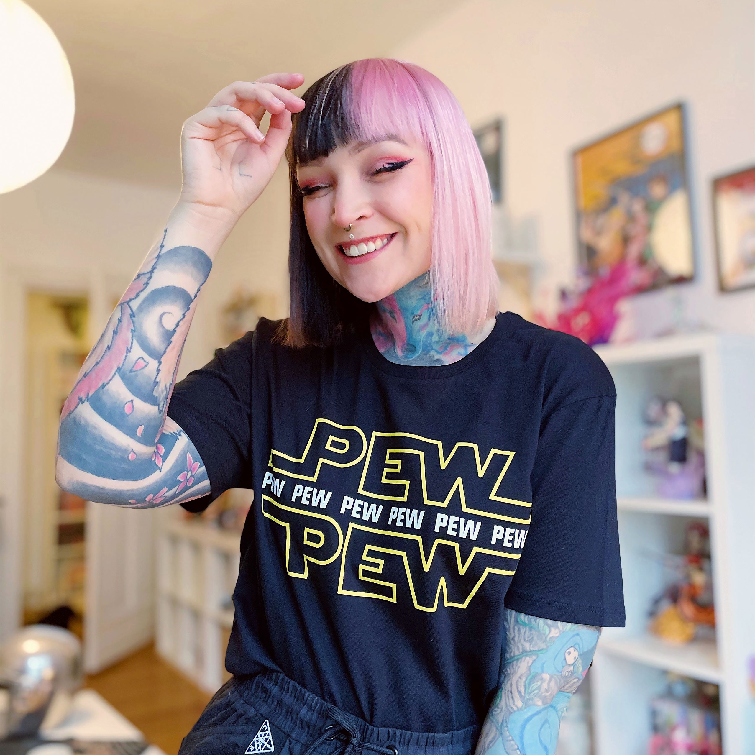Immagine del prodotto Pew Pew - Maglietta nera