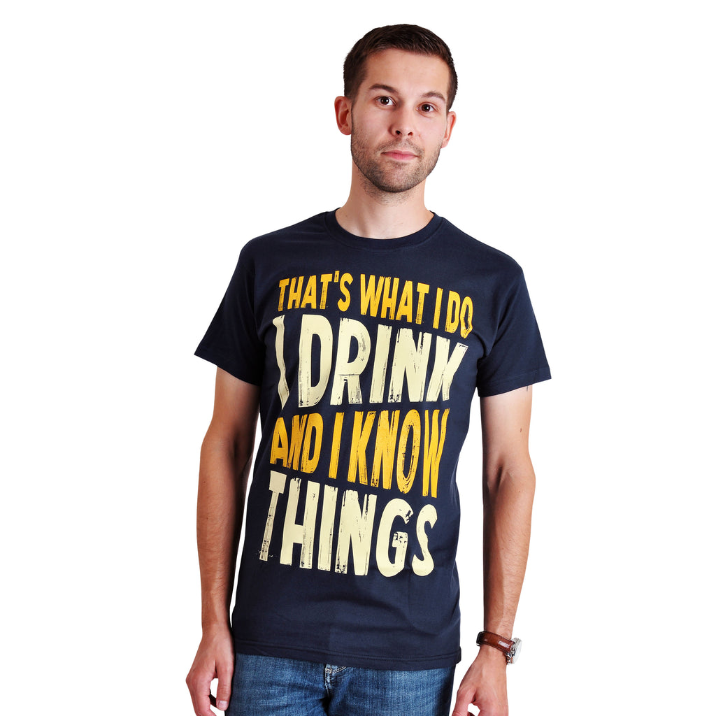 Immagine del prodotto Bevi e Sai Cose - T-shirt blu