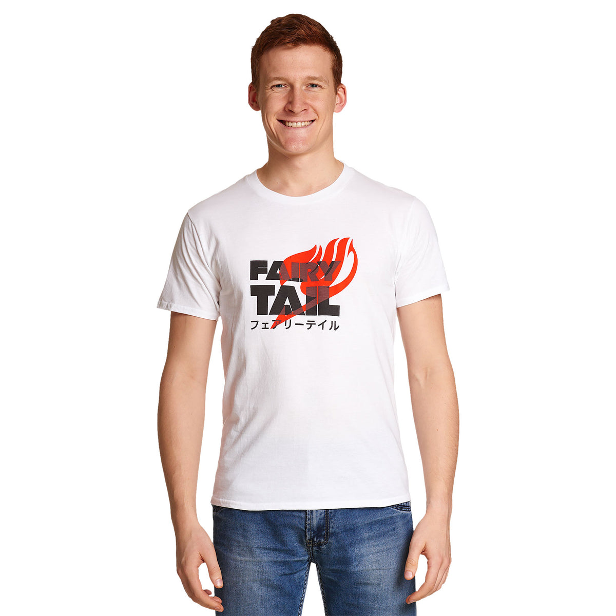 Immagine del prodotto Fairy Tail - T-shirt bianca con logo in Katakana