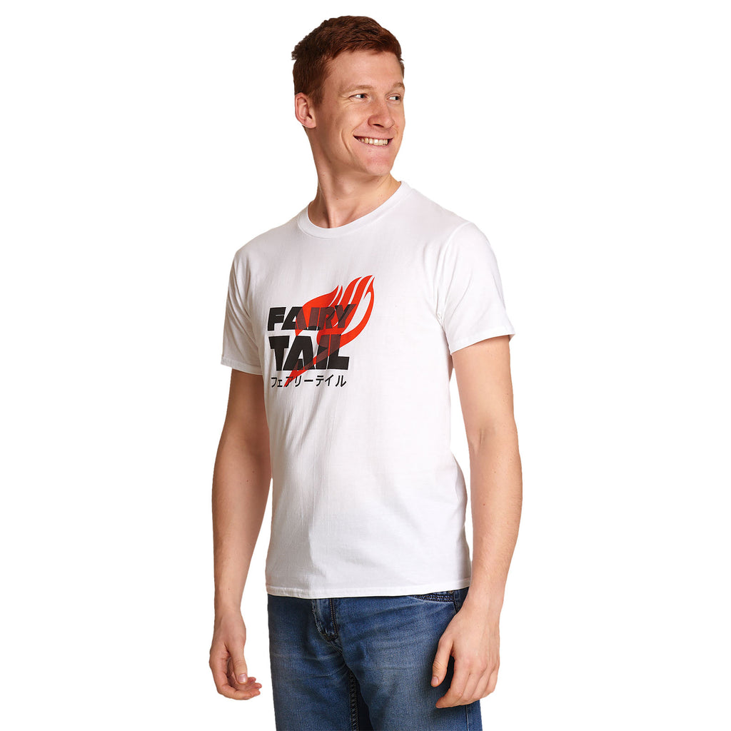 Immagine del prodotto Fairy Tail - T-shirt bianca con logo in Katakana