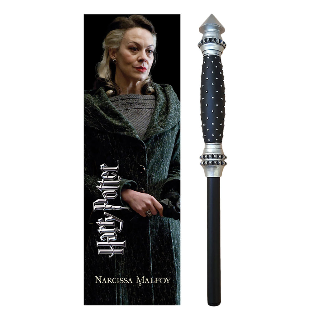 Immagine del prodotto Penna a forma di bacchetta e segnalibro di Narcissa Malfoy - Harry Potter
