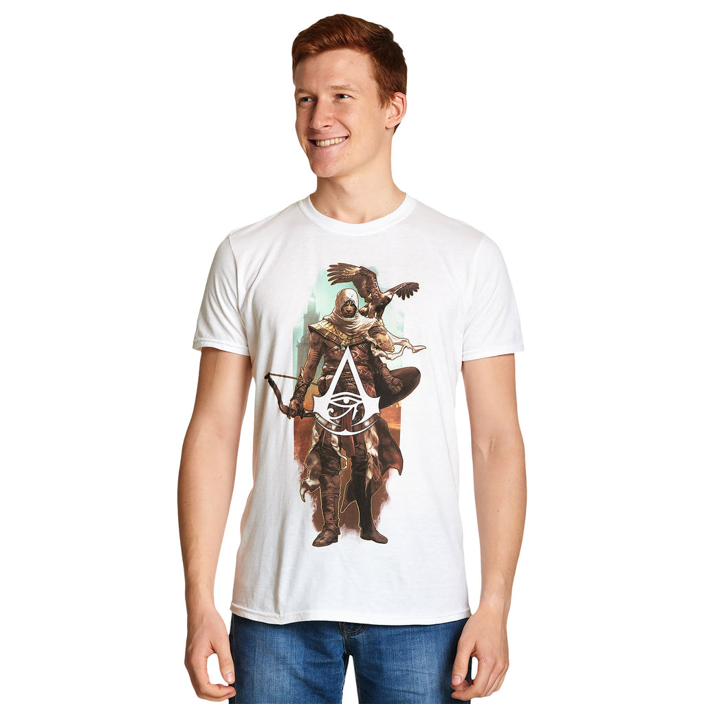 Immagine del prodotto Assassins Creed - T-shirt bianca di Bayek con Senu