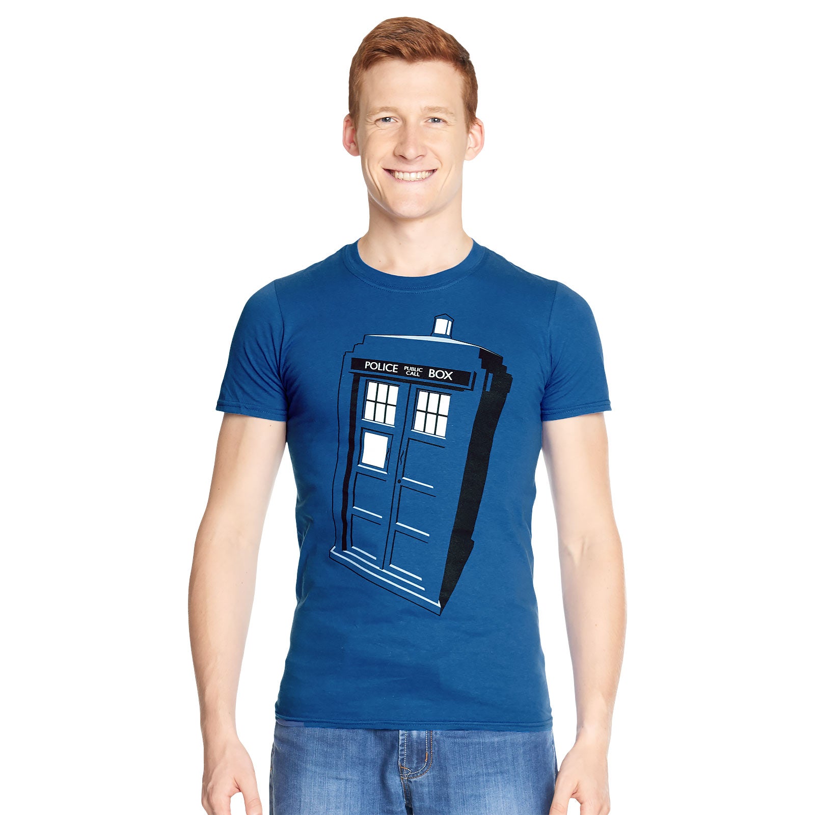 Immagine del prodotto Doctor Who - T-shirt Tardis Police Box blu