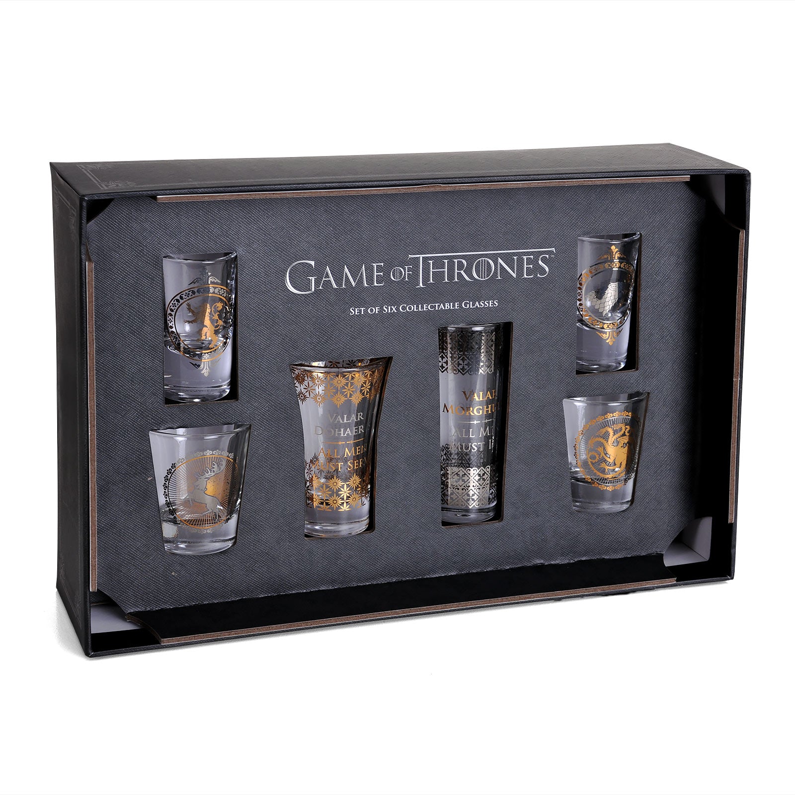 Immagine del prodotto Il Trono di Spade - Set di 6 bicchieri da shot con stemmi