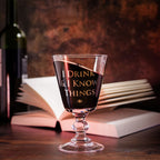 Immagine del prodotto Game of Thrones - Bicchiere da vino 'Bevi e Sai'