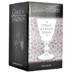 Immagine del prodotto Game of Thrones - Bicchiere da vino 'Bevi e Sai'
