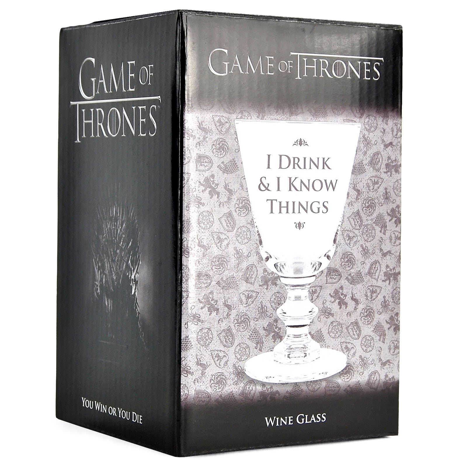 Immagine del prodotto Game of Thrones - Bicchiere da vino 'Bevi e Sai'