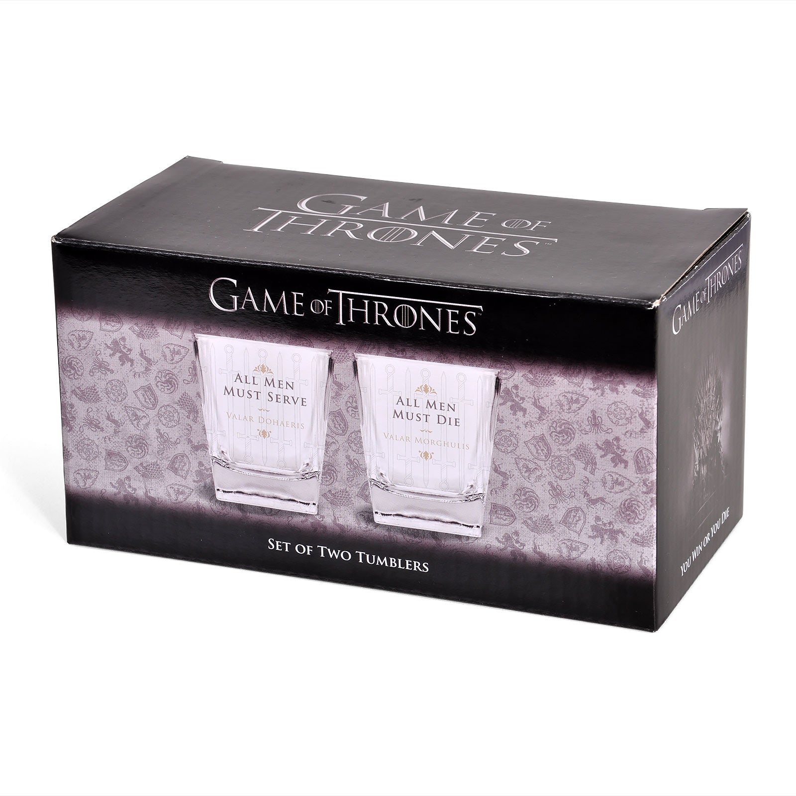 Product image Game of Thrones - Serve & Die Glass Set