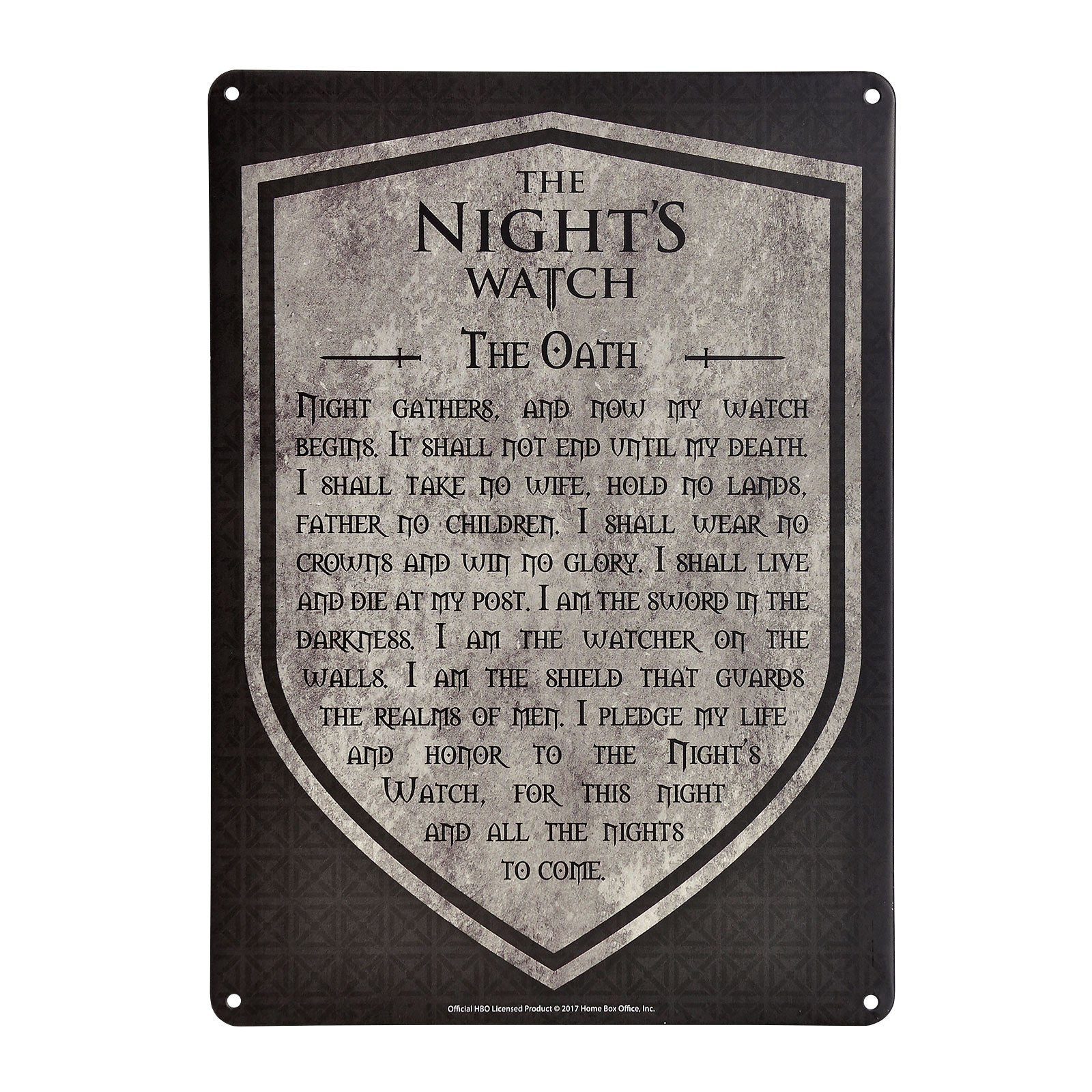 Immagine del prodotto Game of Thrones - Scudo del Giuramento della Guardia della Notte
